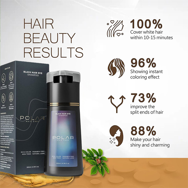 200ml Hair Dye Shampoo Quick C - đánh giá và giá Hair Spray Color
