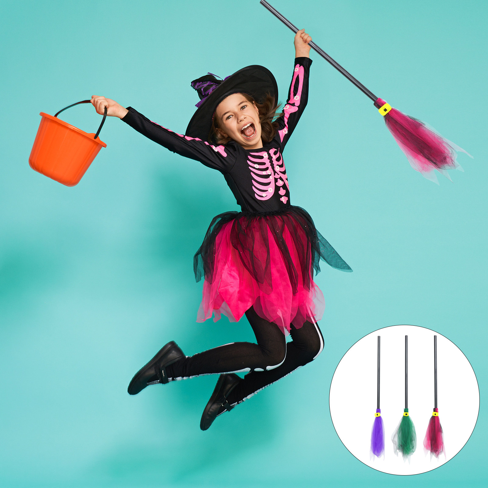 Halloween witch broom props fo - đánh giá và giá Easy Cosplay Prop