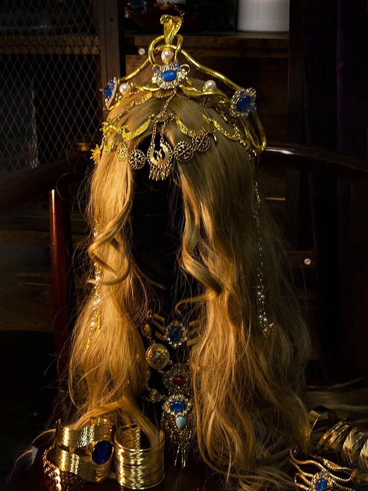 Cos Egyptian Headdress Pharaoh - đánh giá và giá Cosplay Prop Making