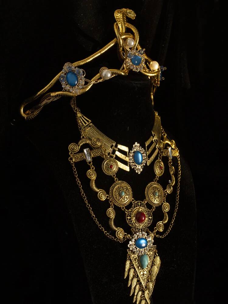 Cos Egyptian Headdress Pharaoh - đánh giá và giá Cosplay Prop Making