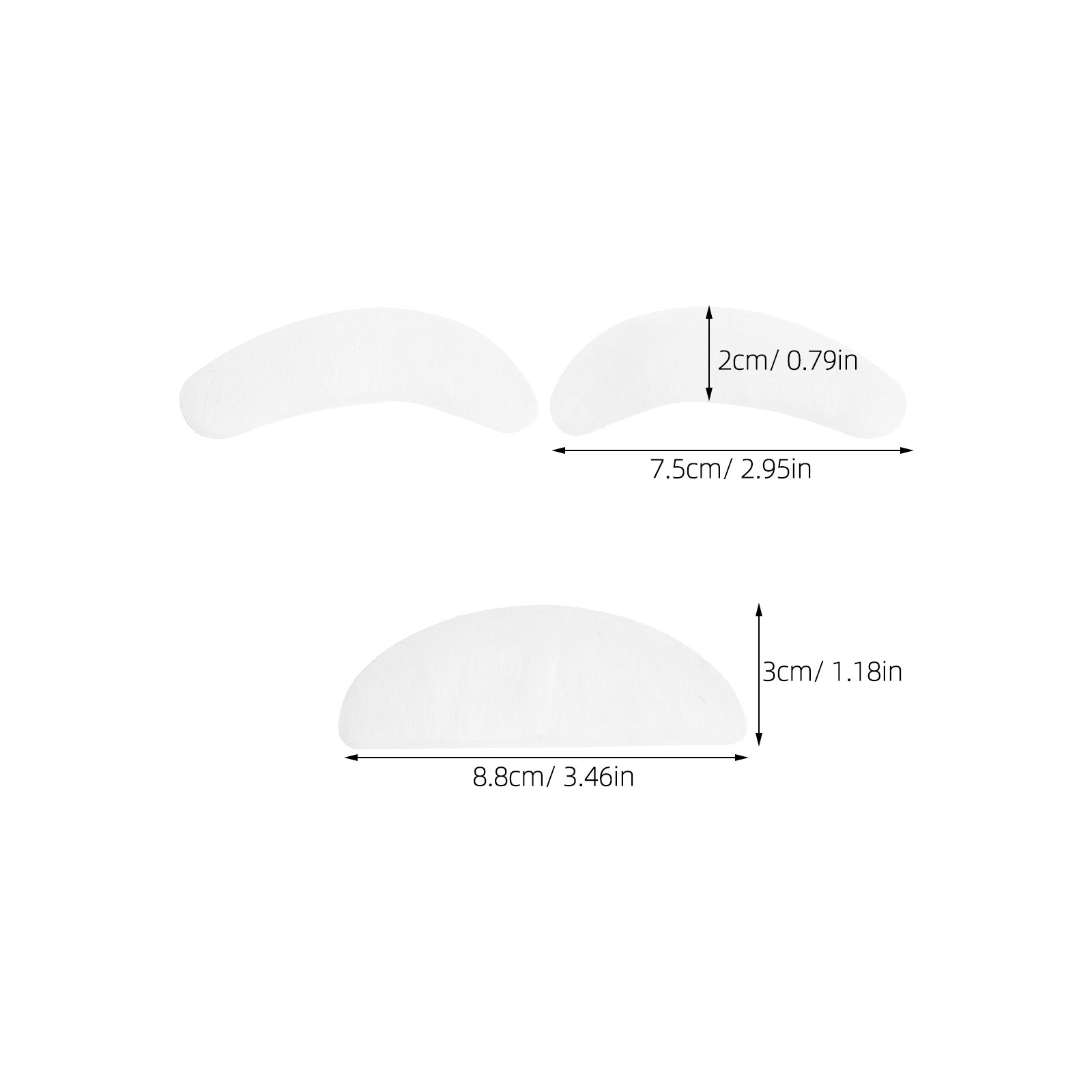 1Set White Fake Beard Eyebrows - đánh giá và giá Easy Cosplay Prop