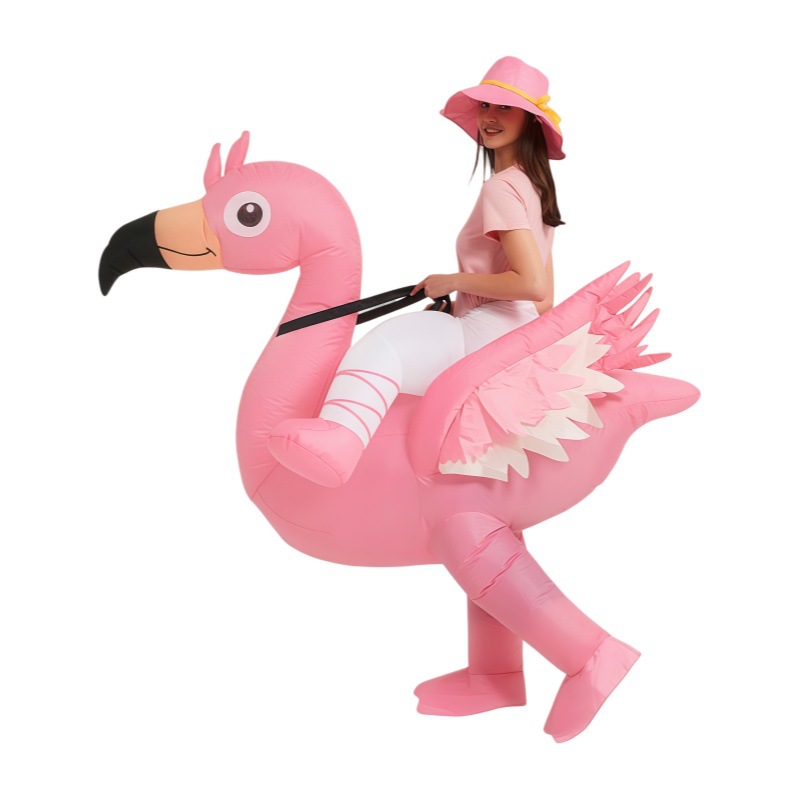 Pink Flamingo Inflatable Costu - đánh giá và giá Cosplay Prop