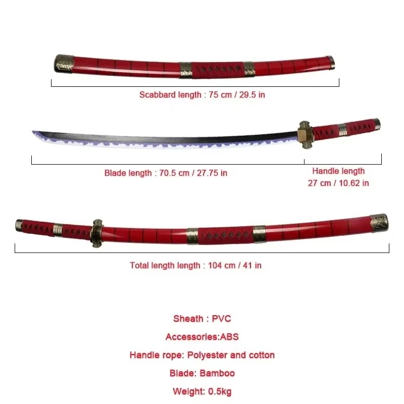 40incn Roronoa Zoro Katana Nin - đánh giá và giá Cosplay Prop Dagger
