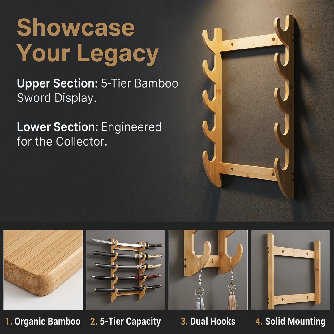 8-Layers Wall Sword Storage Sh - đánh giá và giá Cosplay Prop Dagger