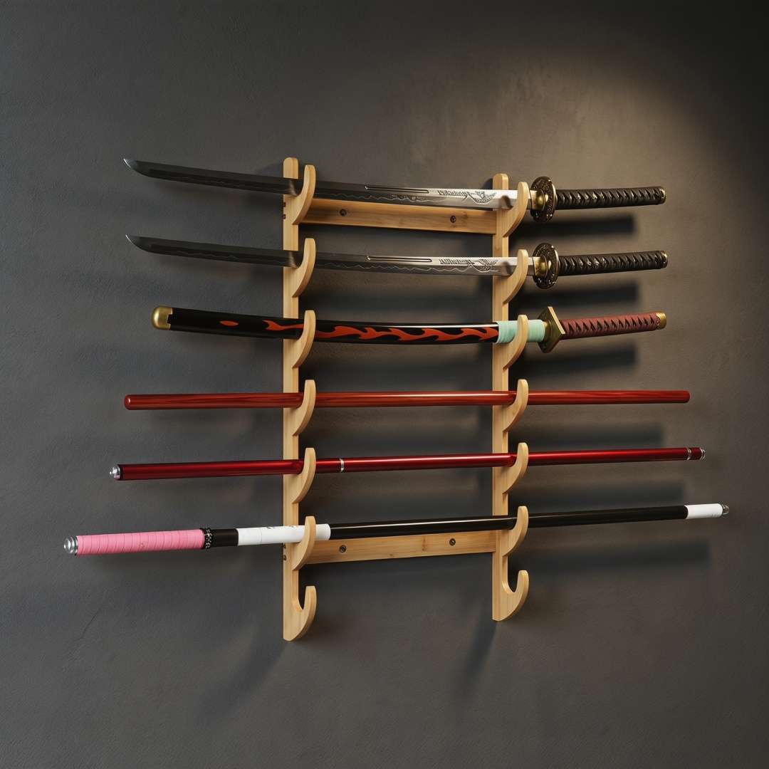 8-Layers Wall Sword Storage Sh - đánh giá và giá Cosplay Prop Dagger