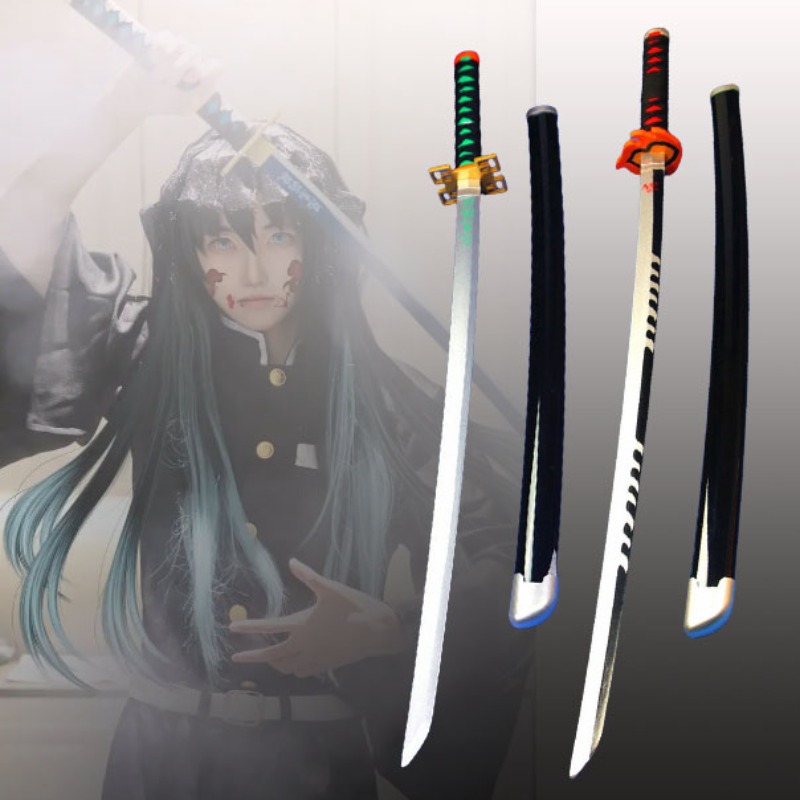 41in/104cm Demon Slayer Katana - đánh giá và giá Cosplay Prop Dagger