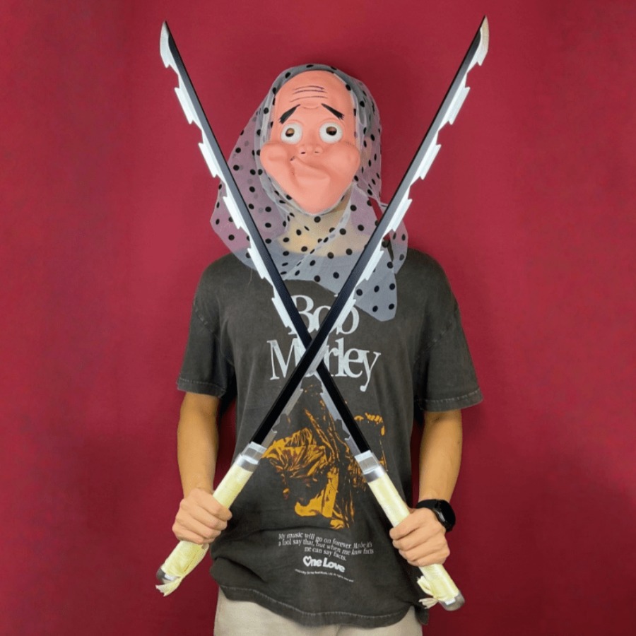 40inch Demon Slayer Inosuke Ka - đánh giá và giá Cosplay Prop Dagger